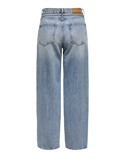  Only - ONLGianna Straight Jeans - Light Blue Denim